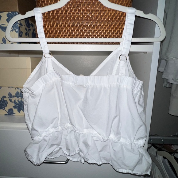 Nation LTD Gabrielle Peplum Cami, Size M, in White - Picture 4 of 10